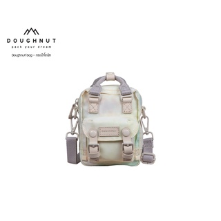 DOUGHNUT BAG : MACAROON TINY UNICORN DREAM SERIES : UNICORN ผลิตจากผ้าไนลอน กระเป๋ากันน้ำได้ กระทัดรัด น้ำหนักเบา กระเป๋าโดนัท กระเป๋าสะพายข้าง กระเป๋า กระเป๋าผู้หญิง (รหัสสินค้า 09606)