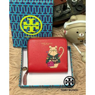 📮@960.-🔥🔥SUMMER SALE (ลดอีก 7 %)🔥🔥💯TORY BURCH LEATHER SMALL WALLET