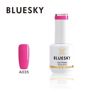 สีเจล Bluesky gel polish สีชมพู A35