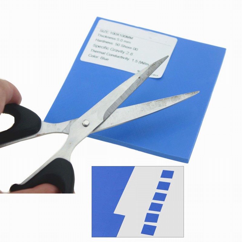 In Stock3 Pcs 100mm100mm 0.5mm 1mm 1.5mm Combination Thermal Conductive ...