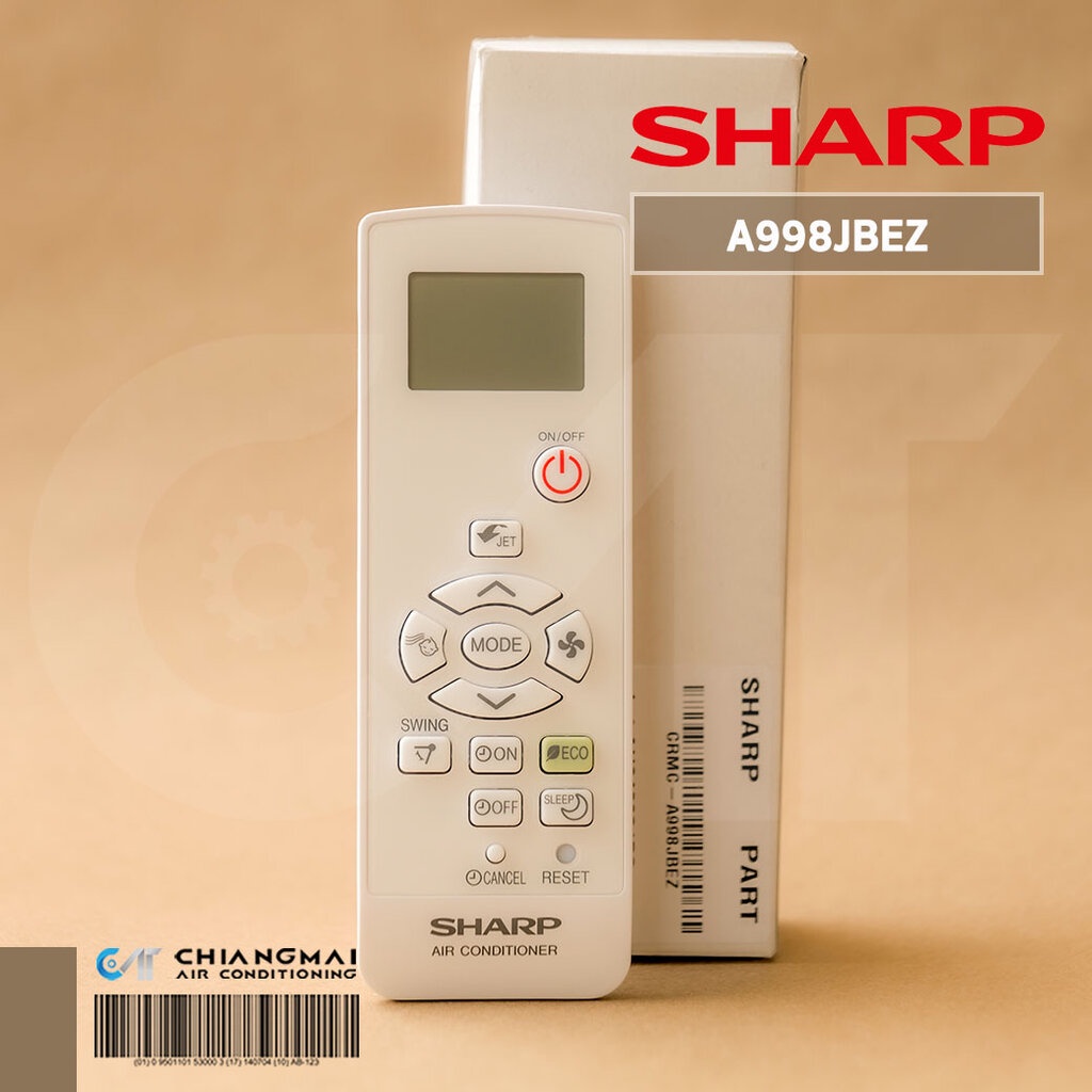 CRMC-A998JBEZ รีโมทแอร์ SHARP รีโมทแอร์ชาร์ป รุ่น AH-GX13, AH-GX10 รีโมทแอร์ ของแท้ศูนย์