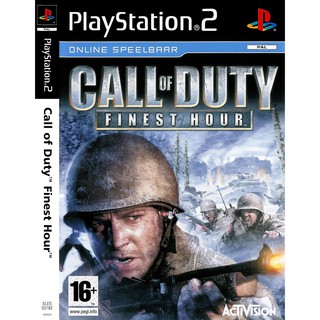 แผ่นเกมส์ Call of Duty - Finest Hour PS2 Playstation 2 คุณภาพสูง ราคาถูก