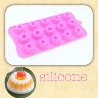 พิมพ์ซิลิโคนช็อกโกแลตหรือเค้ก รูปวงกลมเล็ก ( Mold Silicone) ราคา60 บาท