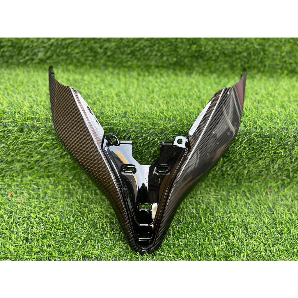 ครอบไฟหน้าคาร์บอนแท้ forza 350  เคฟล่า คาร์บอน เคฟล่าแท้ อะไหล่แต่ง forza350 forza350 วีหน้าforza ลด