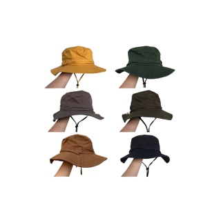 Brimmer Hat *H09 หมวกเดินป่า ฟอกสี vintage style