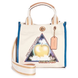 Coach  Tote 34 With Retro Big Apple Camp Print