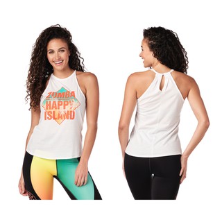 Zumba Island High Neck Tank (เสื้อกล้ามออกกำลังกายซุมบ้า)