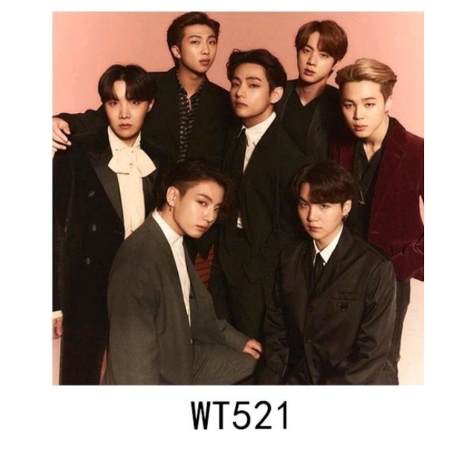 BTS Diamond Painting Figure Pop Group 5D