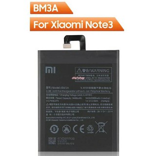 Xiao Miโทรศัพท์แบตเตอรี่BM3AสำหรับXiaomi Note 3 Note3เปลี่ยนแบตเตอรี่3400MAhแบตเตอรี่โทรศัพท์ด้วยเครื่องมือ