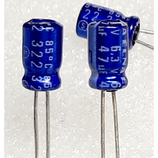 Elna RC2 47uf 6.3v (ราคา10ตัว) capacitor ตัวเก็บประจุ คาปาซิเตอร์