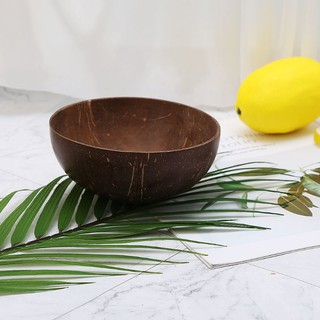 Natural Coconut Shell Home Decoration Food Container Jewelry Storage Bowl