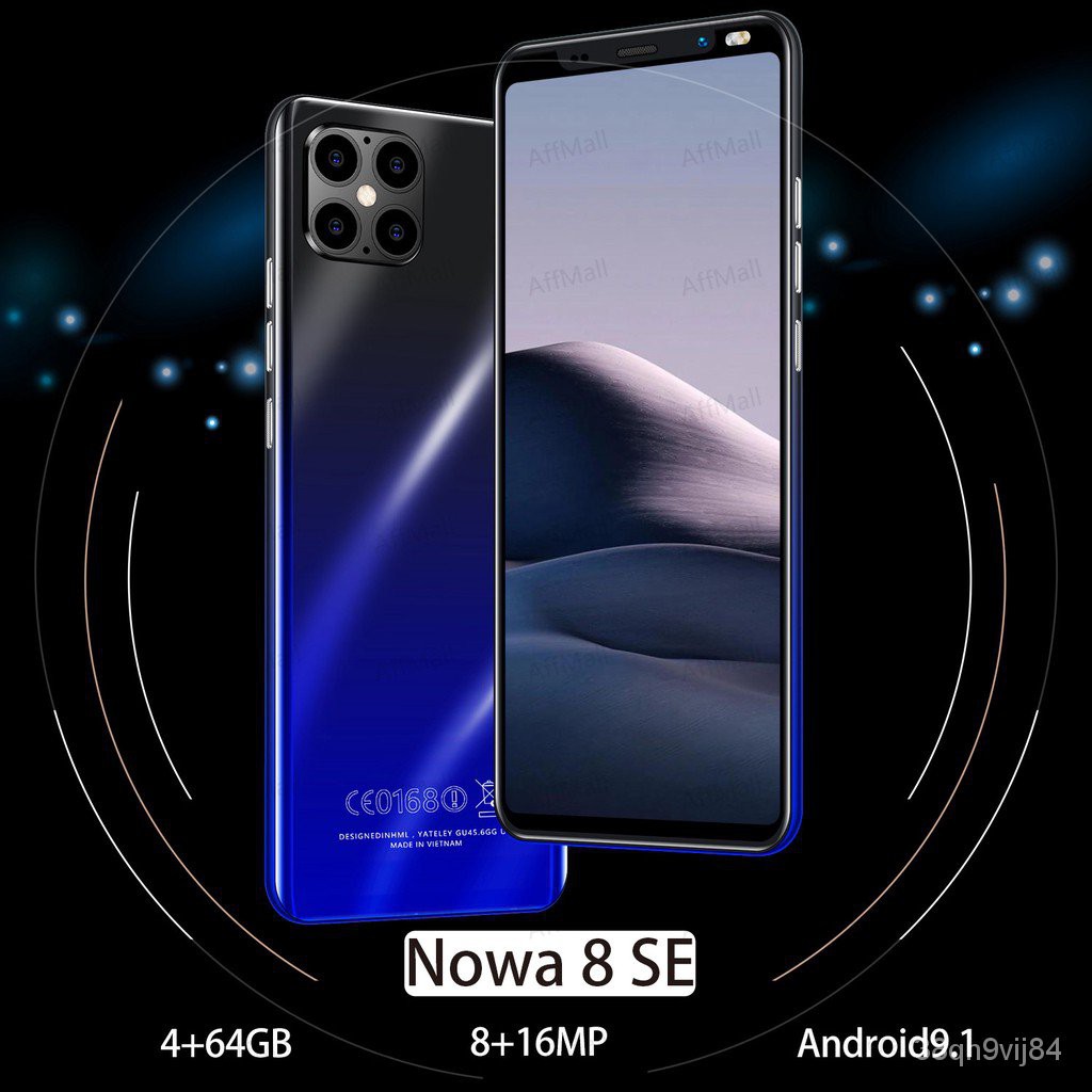 ใหม่Huawei NoWa8 SE โทรศัพท์มือถือ โทรศัพท์สมาร์ทโฟน 5.5นิ้ว มือถือราคาถูก โทรศัทพ์ 4+64GB มือถือ สมาร์ทโฟน ประกันศูนย์