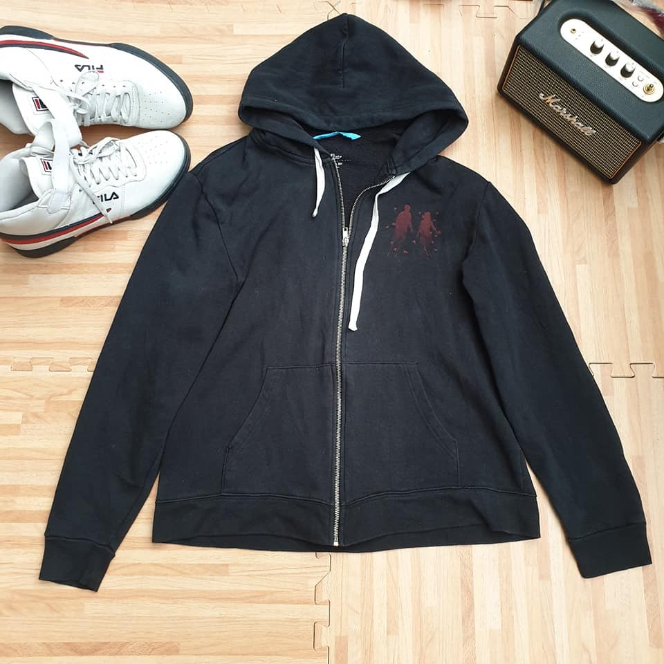 Threadless เสื้อฮู้ด อก 44 นิ้ว แจ๊กเก็ต ใส่อุ่น มือสอง  แบรนด์ USA ยุโรป P1