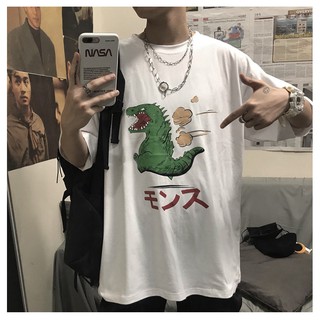 YICO 👕เสื้อยืดทรง Oversize T-shirtเสื้อยืดผู้หญิงเกาหลีแบบใหม่ฮิปฮอป โรงงานขายเอง เสื้อผ้าสาวอวบเจ้าเนื้อ เสื้อแข 5100#