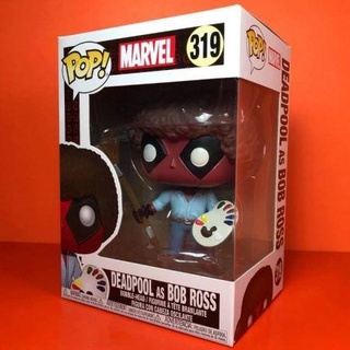 Funko POP Deadpool Vs Bob Ross Playtime 319