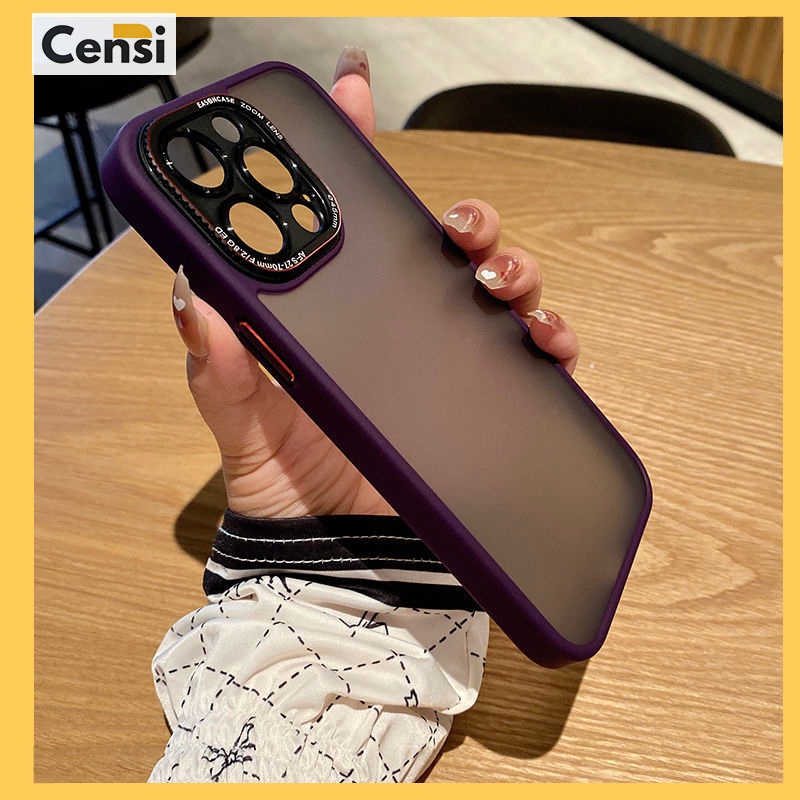 เคสโทรศัพท์มือถืออะคริลิคใส แบบแข็ง เนื้อแมตต์ ลาย Sierra สีม่วงเข้ม สําหรับ iPhone 14 Pro Max 13 Pro Max 12 Pro Max 14 Pro 13 Pro 12 Pro 14 Plus 14 13 12