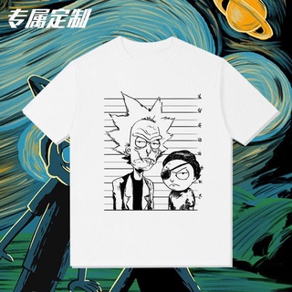 เสื้อยืดแขนสั้น พิมพ์ลาย Nasa Sesame Street Rick and Morty สําหรับผู้ชาย และผู้หญิง