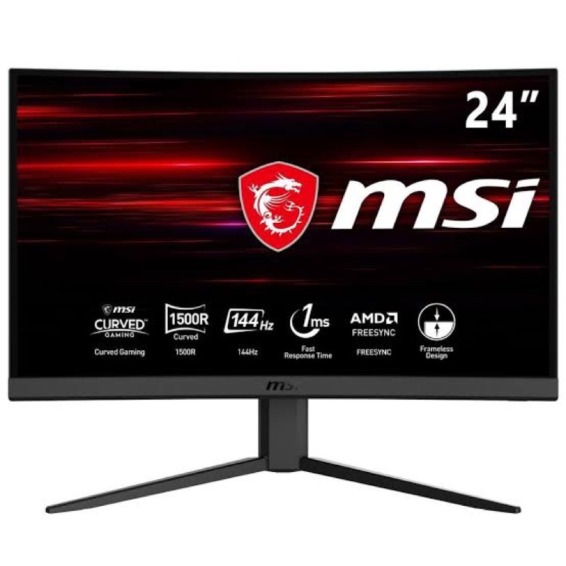 MONITOR (จอภาพ) 23.6” MSI G24C4 144Hz