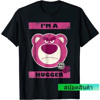 ROUND คอลูกเรือเสื้อยืดลำลองBear ฤดูร้อนmen bear  Disney Toy Story Hugger Lotso Bear Graphic T-Shirt เสื้อยืดแฟชั่นคอกลม