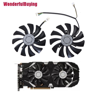 [WonderfulBuying] พัดลมระบายความร้อน 85 มม. 4Pin สําหรับกราฟิก MSI GTX 1060 6G GTX 960 P106-100