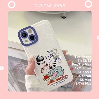 [พร้อมส่ง] เคสโทรศัพท์มือถือหนัง ลายการ์ตูนกราฟฟิตี้ สําหรับ Apple iPhone 14 13 12 11 PROMAX XS XR XSMAX SE2020 6 7 8PLUS MINI