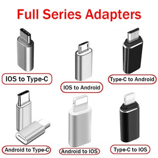 อะแดปเตอร์หัวแปลง Android Switch เป็น Type-C IOS Micro USB