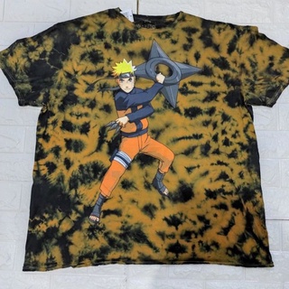 เสื้อยืด ANIME Naruto มัดย้อม ทรงoversizeลิขสิทธิ์แท้ปี2021