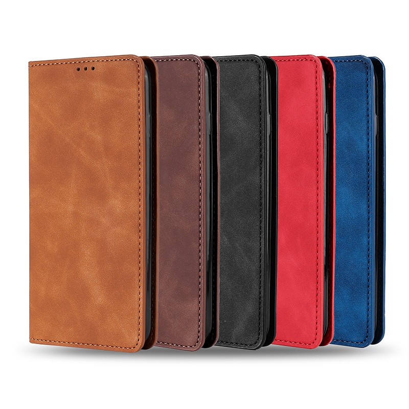 MobileCare Leather Case Samsung Galaxy S21 S21+ Plus S20 S21 FE Note20 Ultra Note10 Note10 Plus Note9 Note8 Flip Cover