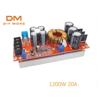 DIYMORE โมดูลพาวเวอร์ซัพพาย 1200 W Step - Up Dc 20 A 8-60 V …