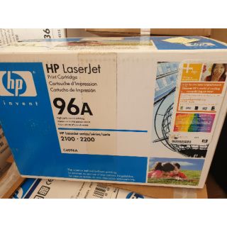 [ลด 80บ. โค้ด ENTH119]HP 96A Black ตลับหมึกโทนเนอร์ สีดำ ของแท้ Black Original Toner Cartridge