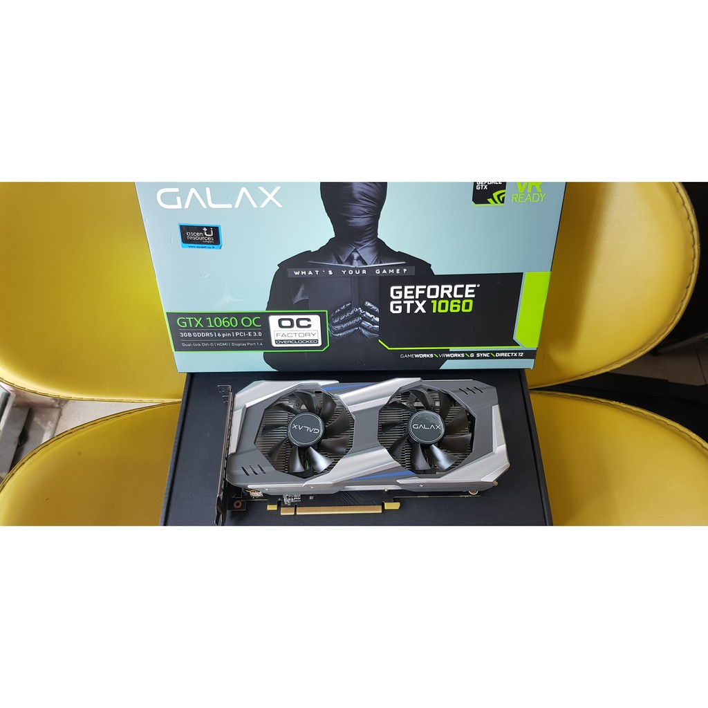 การ์ดจอ GALAX GeForce GTX 1060 OC 3GB