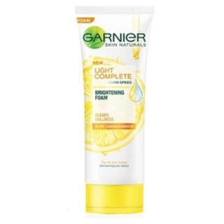 Garnier light complete speed brightening foam clears dullness 100ml 0 กก.