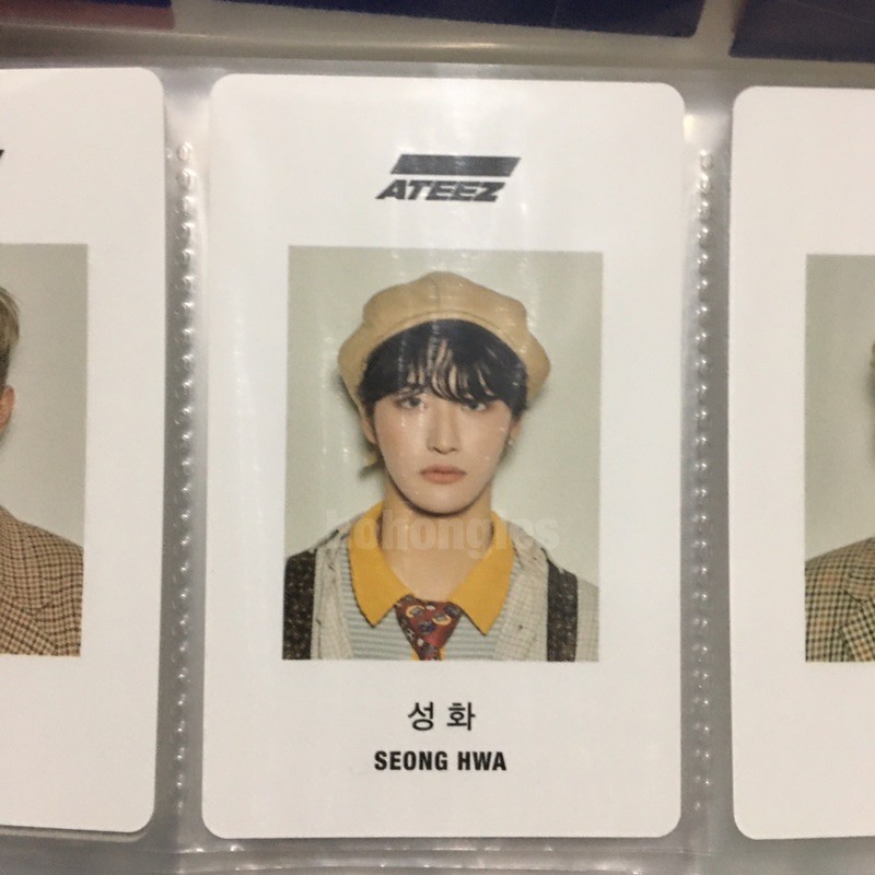 อย่างเป็นทางการ ATEEZ ID PC/PHOTOCARD SEASON& 39;S GREETINGS A WEEK