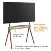 SCANDINAVIAN EASEL STUDIO TV FLOOR STAND WITH RGB LIGHT ( FS29-46F-01L)