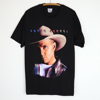 เสื้อยืดโอเวอร์ไซส์ขายดี เสื้อยืดลําลอง แขนสั้น คอกลม พิมพ์ลาย Garth Brooks Fresh Horses Tour DIgppj75BPnbbj10 สไตล์วินเ