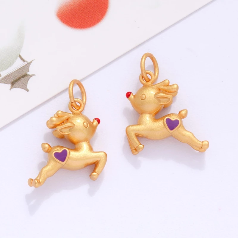จี้สร้อยคอ สร้อยข้อมือ รูปหมียูนิคอร์น สไตล์เวียดนาม DIY thumbnail 4