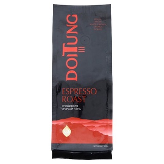 ราคาพิเศษ!! ดอยตุง เอสเพรสโซ่ โรสต์ กาแฟอาราบิก้า 100% 200กรัม Doitung Espresso Roast 100% Arabica Ground Coffee 200g