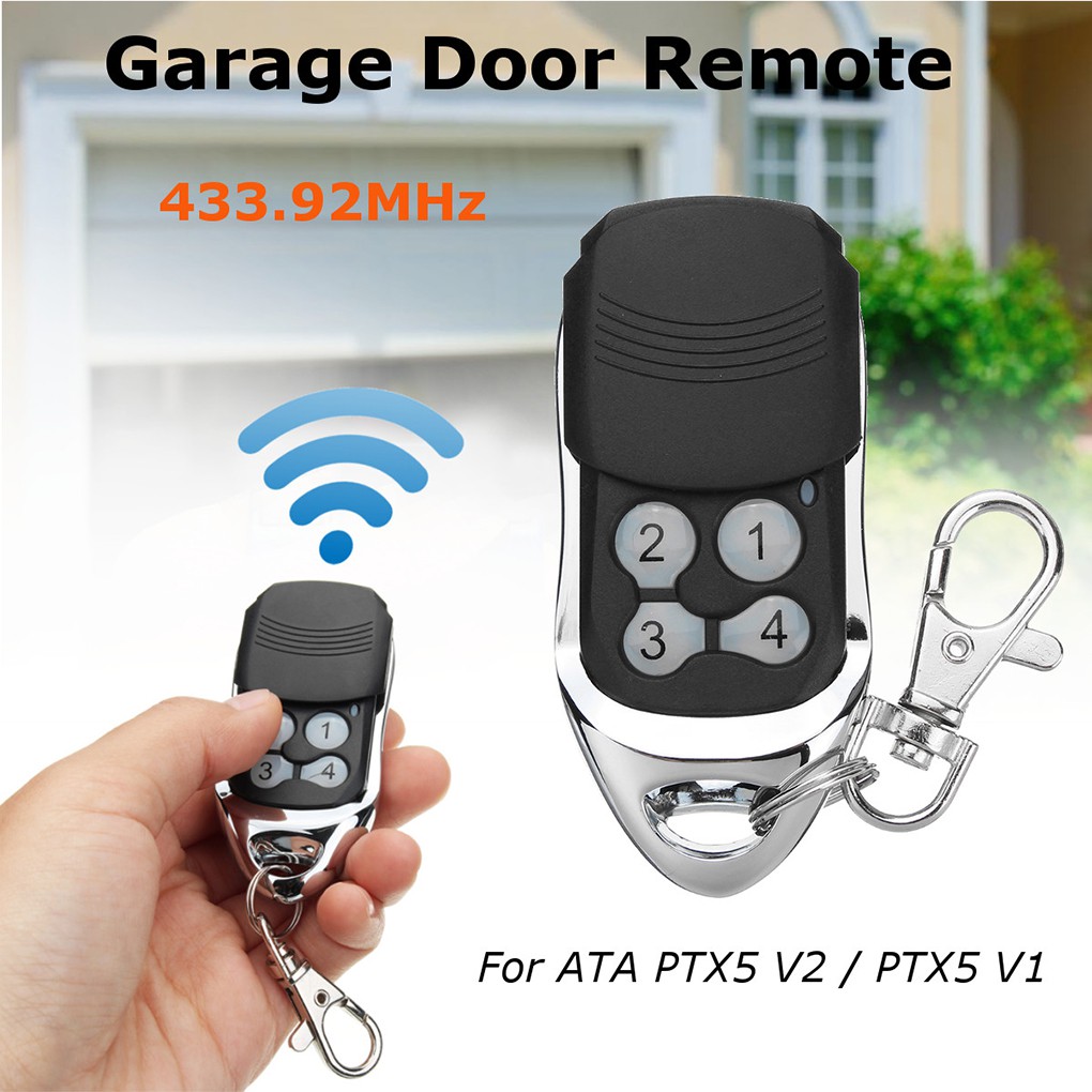 4 Buttons 433 92mhz Garage Door Gate Remote Control Rolling Code