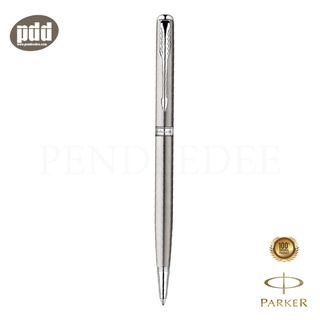 ปากกาลูกลื่น PARKER  Sonnet07 Slim Ballpoint Pen Stainless Steel SS CT [เครื่องเขียน pendeedee]