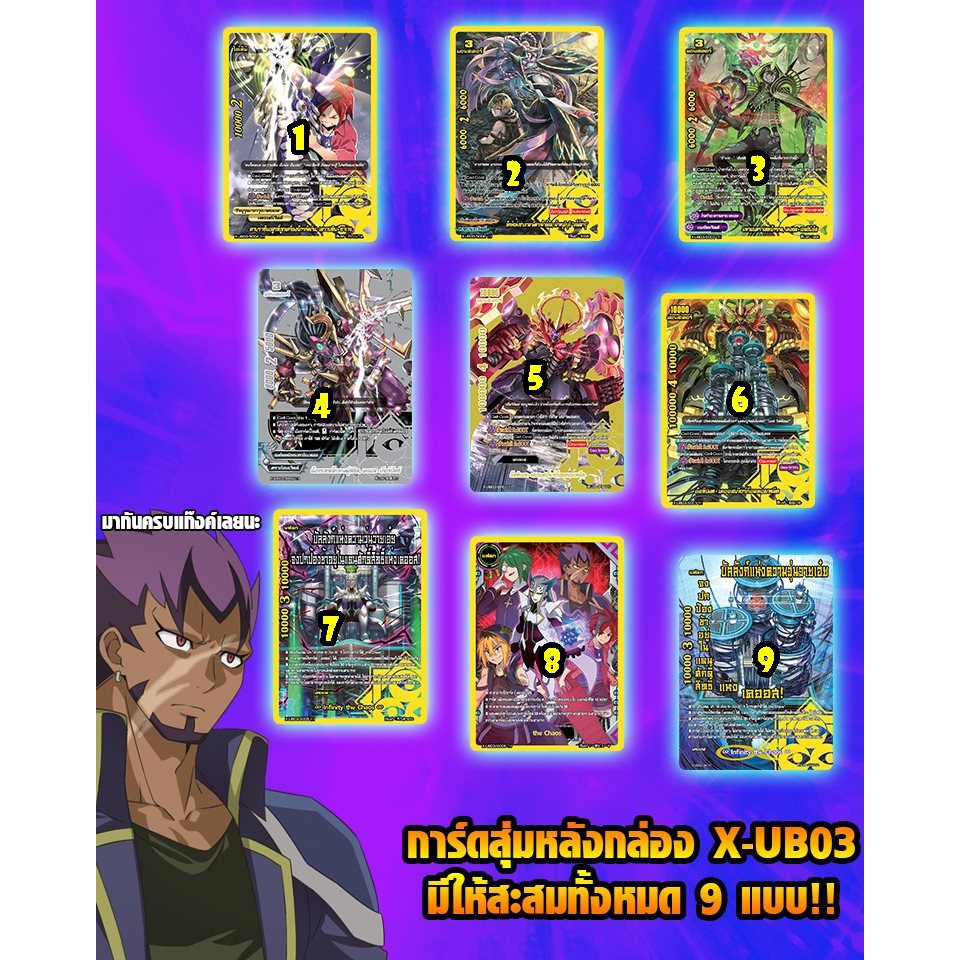 รวมหลังกล่อง XUB03 สั่งกันได้เลย