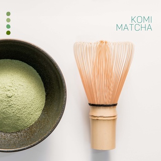 KOMIMATCHA แปรงชงชา มัทฉะ ไม้ไผ่ญี่ปุ่น Chasen สำหรับตีมัทฉะ Matcha Whisks