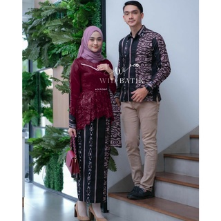  Kebaya KEBAYA เสื้อบาติก RATIH MODERN COUPLE เสื้อผ้า แอพพลิเคชั่น สําหรับผู้หญิง ฟิตเนส จัมโบ้ | ชุดข้อต่อ Eid