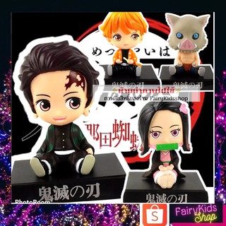 💥SALE!! 💥ตุ๊กตาหัวสปริง วางโทรศัพท์ได้ Kimetsu no Yaiba Q Posket Kamado Tanjirou Kamado Nezuko Tsuyuri Kanawo