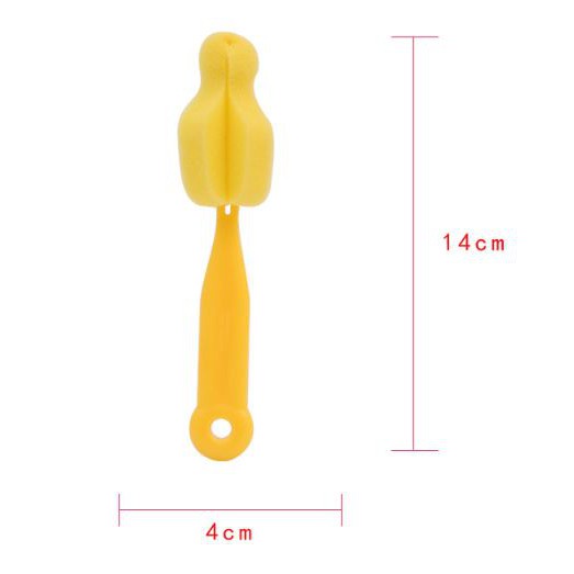 พร้อมส่ง! ฟองน้ำล้างจุกนม แปรงล้างขวดนม สำหรับจุกนมคอแคบ และคอกว้างทุกแบบ - รูปที่ 2