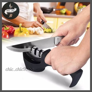 แท่นลับมีด ที่ลับมีด ที่ลับกรรไกร อุปกรณ์ลับของมี หินลับมีด 3in1 ลับได้คมมาก Knife Sharpene