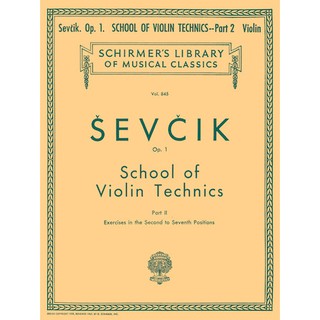 Sevcik School of Violin Technics, Op. 1 – Book 2 Exercises 2nd - 7th Positions