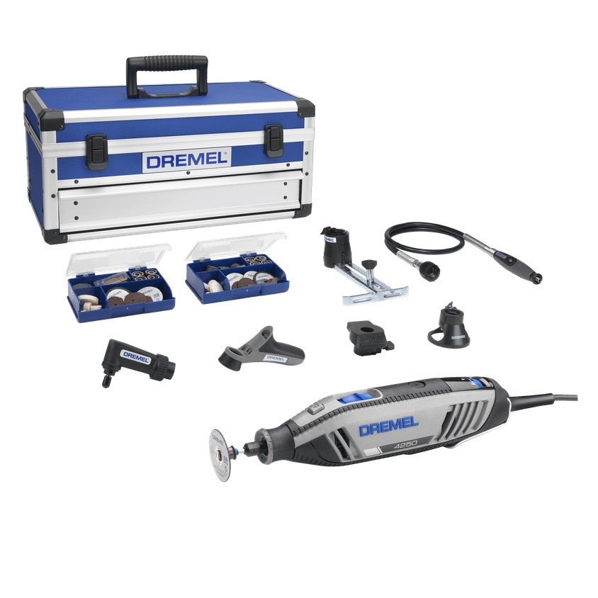เดรเมล Dremel 4250-6|128 เครื่องมือโรตารี่แบบพกพา พร้อมอุปกรณ์เสริม 128 ชิ้น
