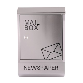 ตู้จดหมาย ตู้จดหมาย SURE MB-350 อุปกรณ์ตกแต่งสวน สวน อุปกรณ์ตกแต่ง SURE MB-350 STAINLESS MAIL BOX