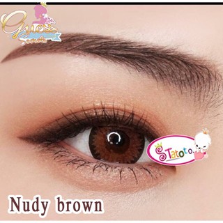 Nudy Brown TATOTO Contact Lenses บิ๊กอาย #31