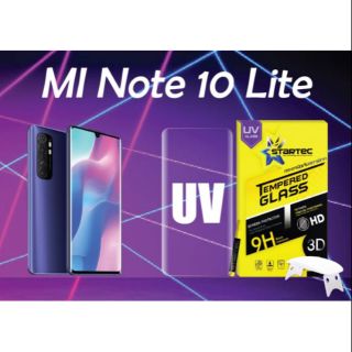 ฟิล์มกระจกกาว UV  Xiaomi Mi note10 Lite Startec ภาพสวยชัด  ทัชลื่นสุดๆ ใส่เคสได้ทุกรุ่น